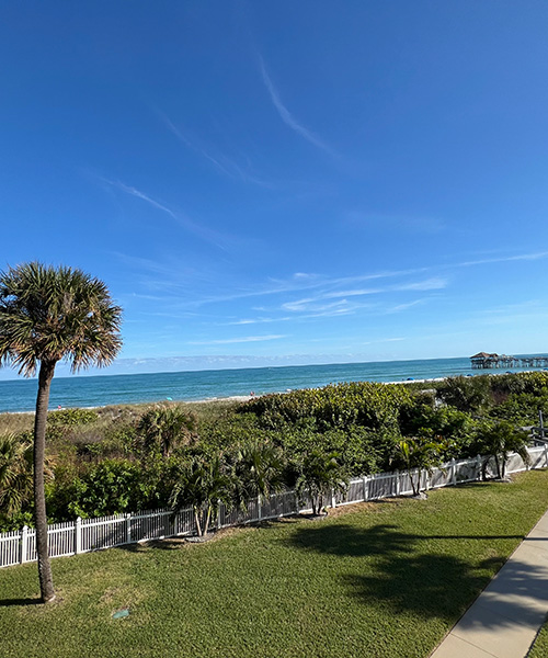 Cocoa beach and pier Florida